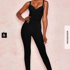 HOUSE OF CB BLACK JUMPSUIT SZ S